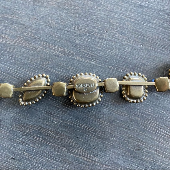 Vintage Signed Sorrelli Multi Shaped Crystal Choker Necklace - Picture 4 of 5